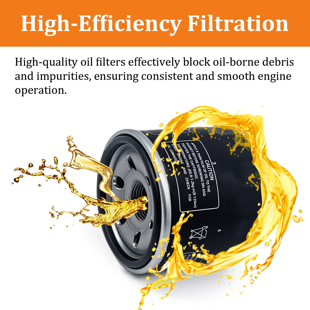 Close-up of filter paper shows filtration capability