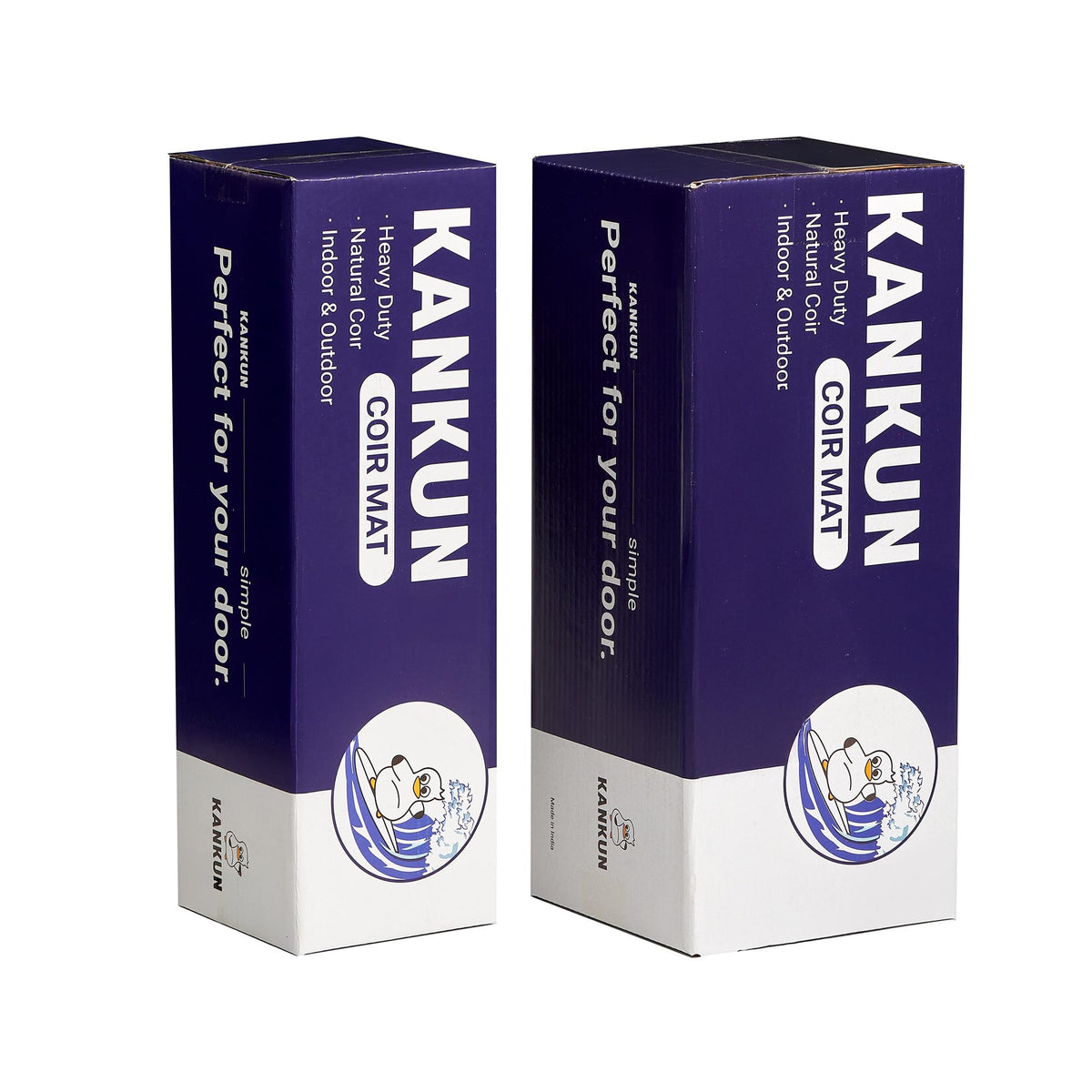 KANKUN Door mat double box packaging protects product during shipping.