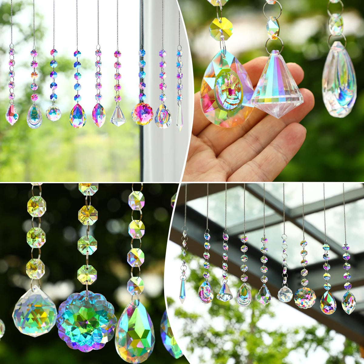 Kanpura cat-friendly suncatchers inviting playful window rainbow chase