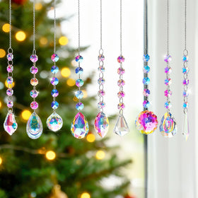 Kanpura Christmas window decor suncatchers adding festive glow