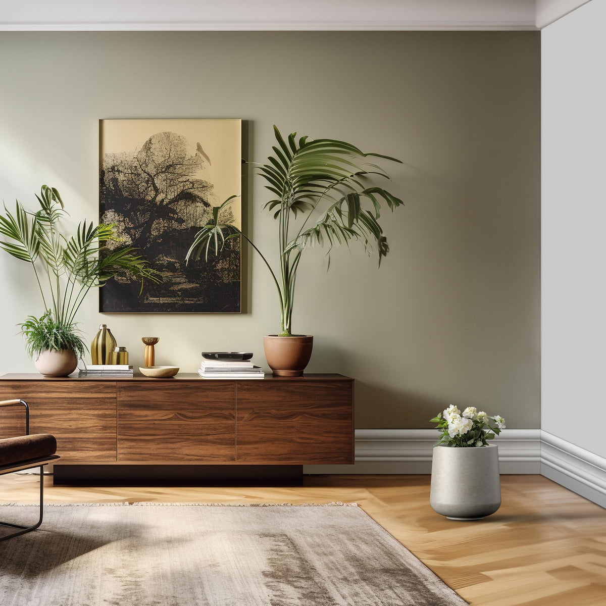 Kante eco-friendly manufacturing finish complements modern decor throughout home
