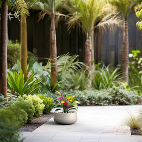 Kante curved silhouette complements contemporary interiors and traditional porches
