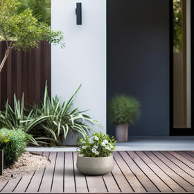 Kante large indoor outdoor planter suitable for various spaces