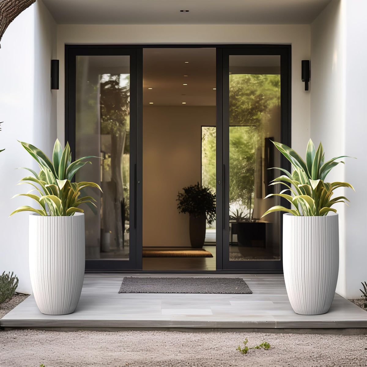 Kante planter drainage hole plug enables versatile indoor outdoor setup