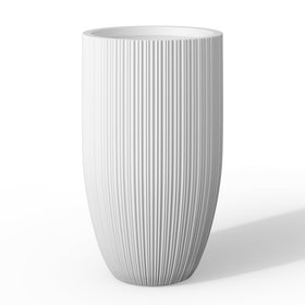 Kante 24-inch round concrete planter texture closeup for modern spaces