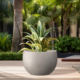Kante concrete planter drainage hole with rubber plug for indoor/outdoor use