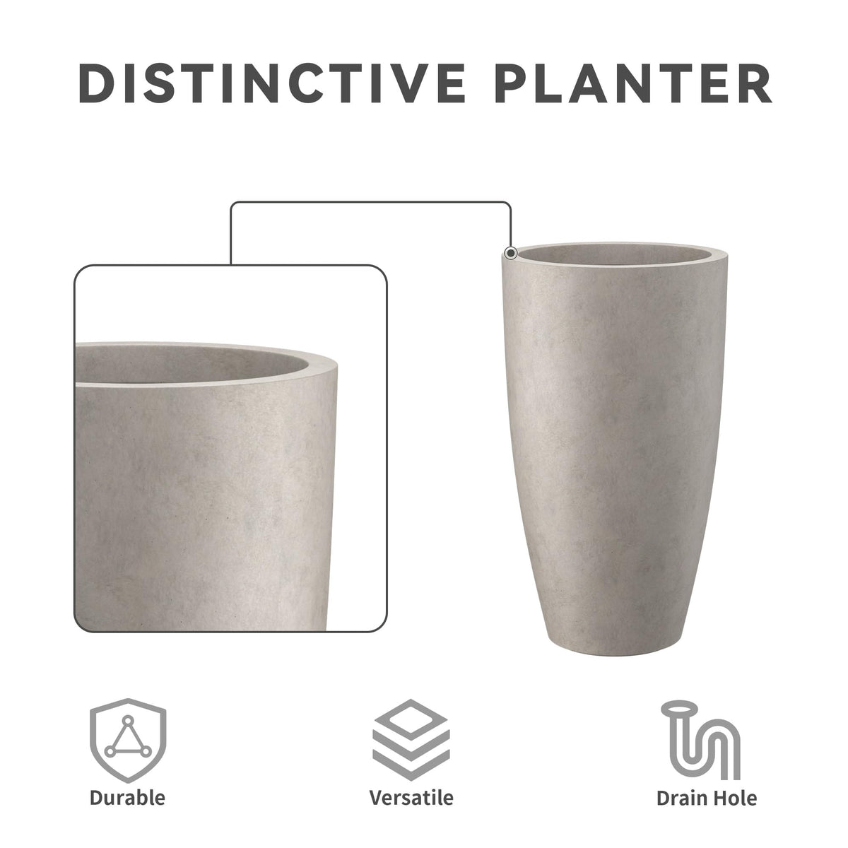 Kante ideal for succulents and small plants