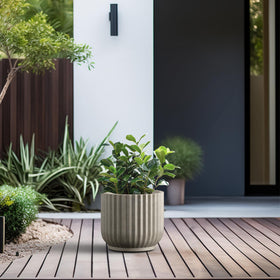 Kante large indoor-outdoor planter for shelves, steps, or patios.