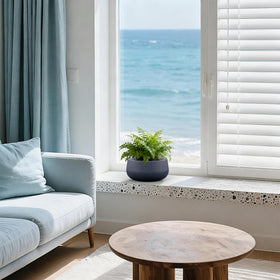 Curvaceous Kante design adds elegance to indoor or outdoor spaces