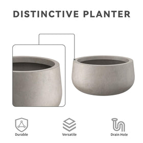 Kante planter ideal for succulents, blooms, or foliage.