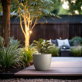 Kante weathered finish close-up highlights realistic concrete texture.