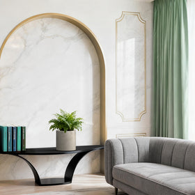 Kante weathered concrete planter texture adds modern depth to any space.