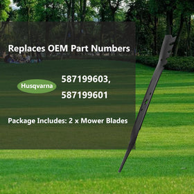 KANXAJJY 587199603 blade side view emphasizing durable steel and rust resistance.