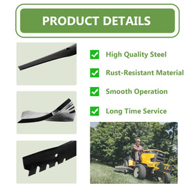 KANXAJJY 587199603 blade packaging highlights OEM replacement compatibility.