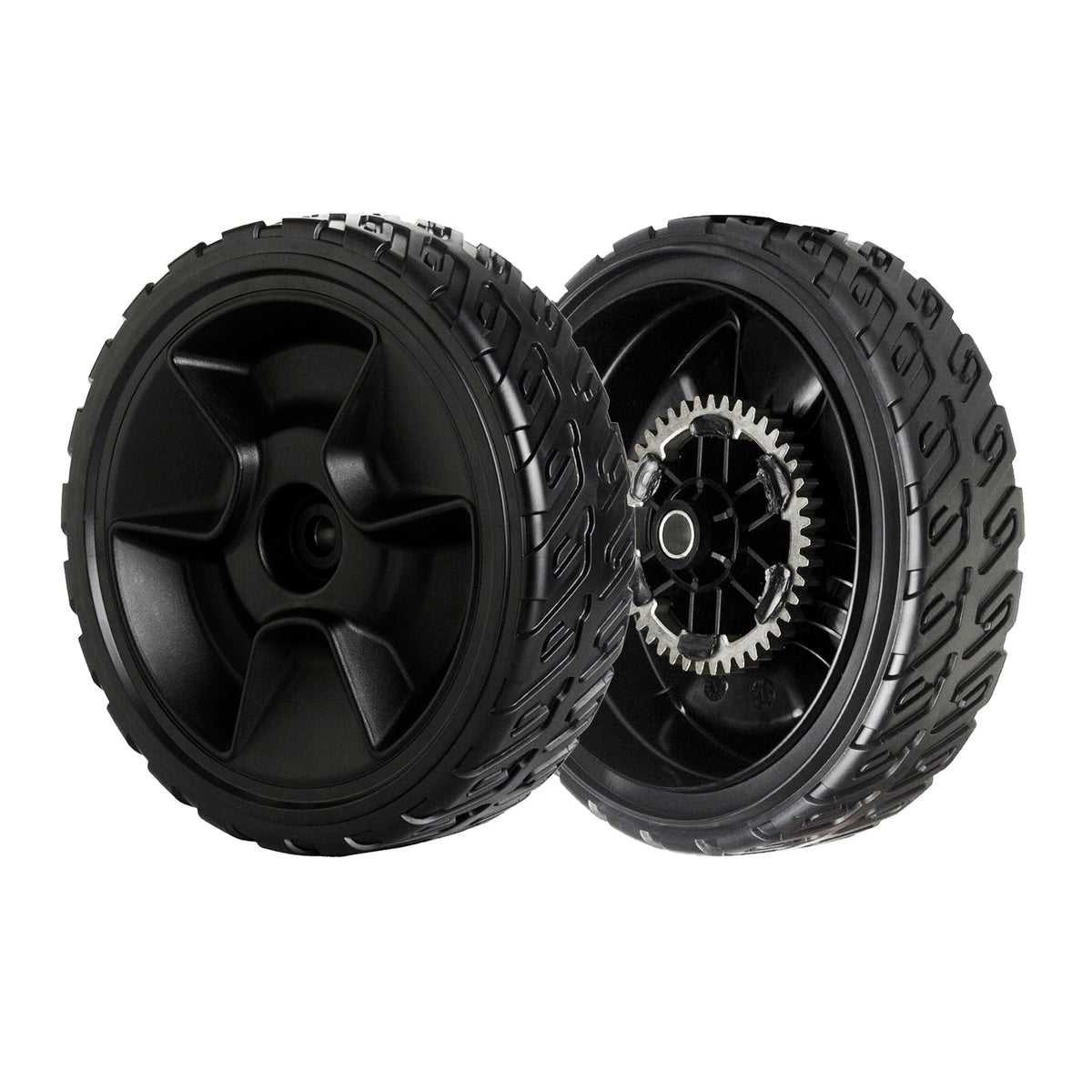 KANXAJJY 8-inch rear drive wheel for Honda HRN216, improving mower stability and traction.