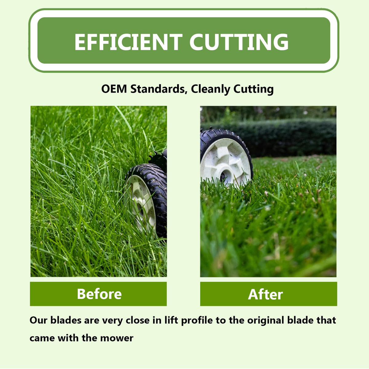 KANXAJJY Ikon X 52in-carb blades for efficient mowing