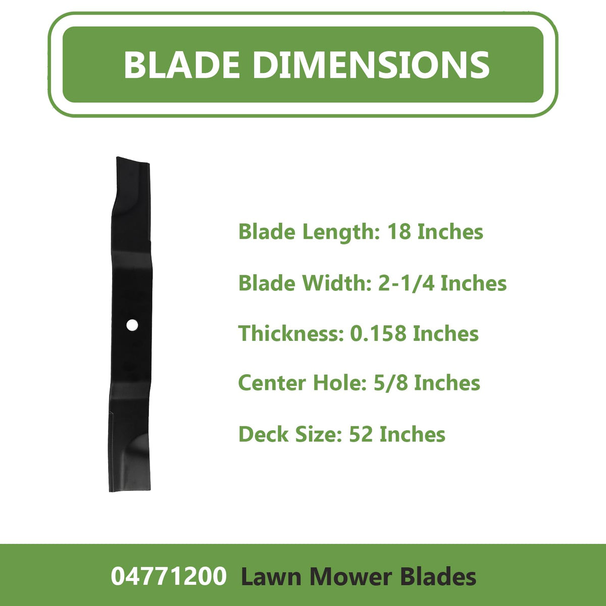 KANXAJJY Ikon-X XL 52in blades for reliable performance