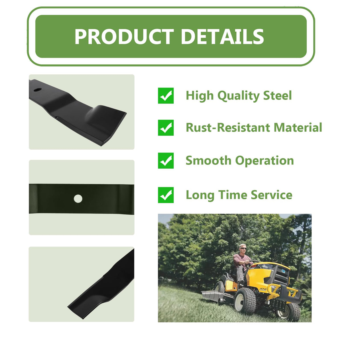 KANXAJJY Ikon XL 52in blades for smooth cuts