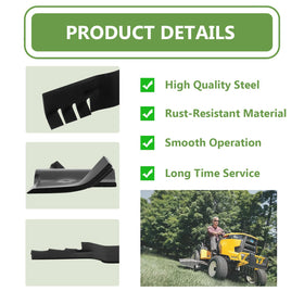 KANXAJJY powder-coated steel blade resists rust for longer life