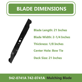 KANXAJJY two-pack blades for ready replacement and extended mowing sessions
