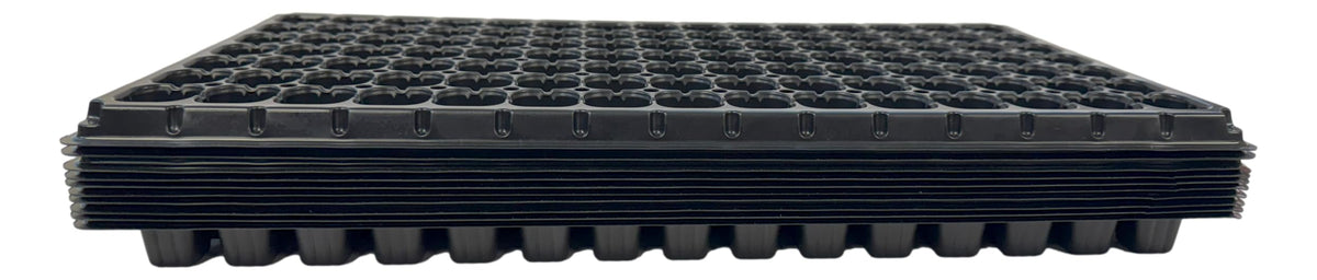 Kapok Candle Co 105-cell tray fits standard 1020 trays for easy integration.