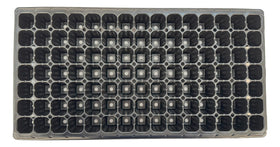 Kapok Candle Co 105-cell tray stackable design saves space in grow setups.