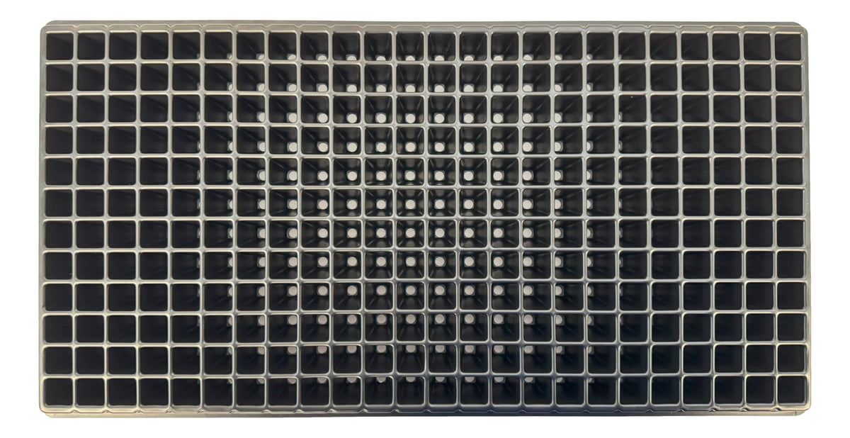 Kapok Seedling Tray with drainage holes promotes air pruning and healthier roots.