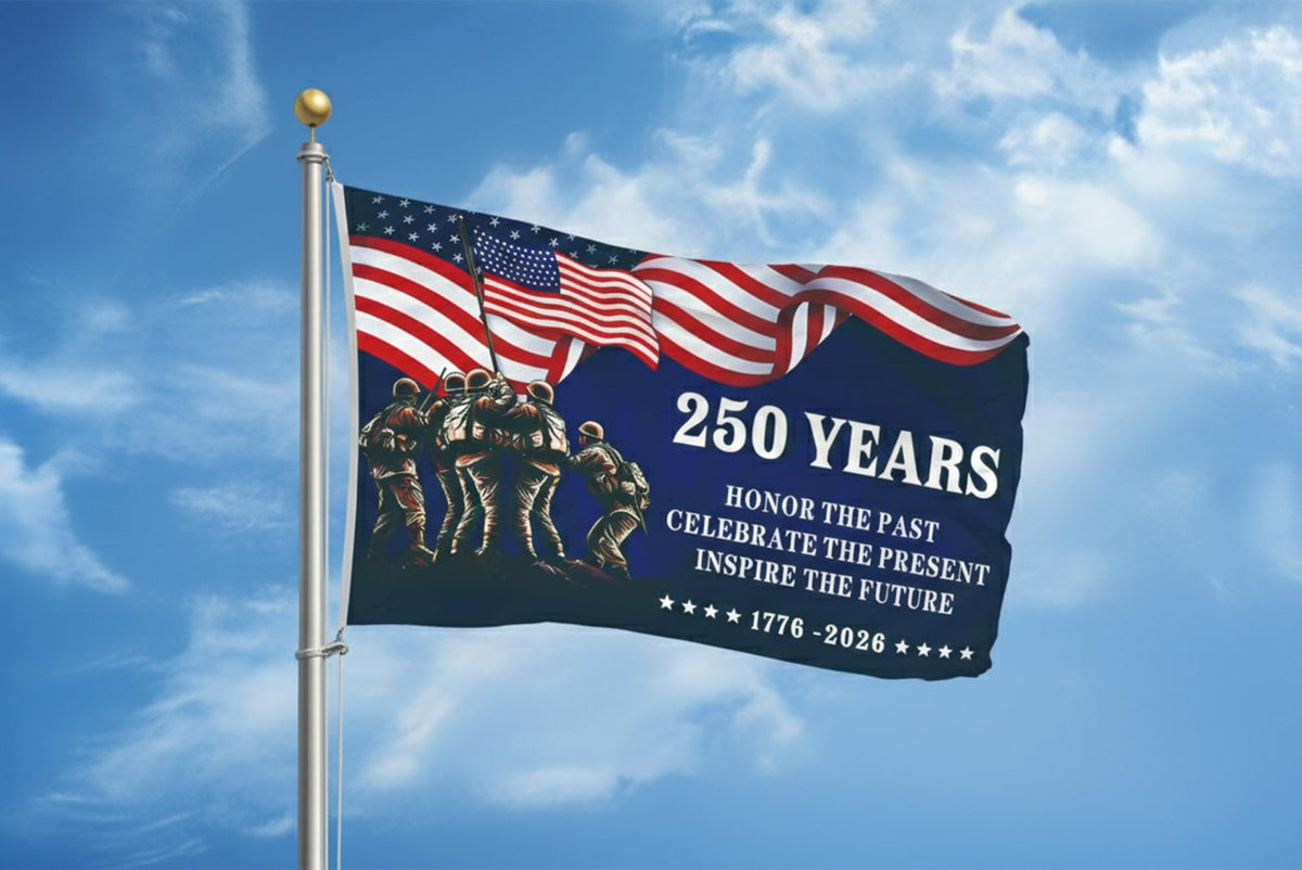 KARAVA 3x5-foot flag suits standard residential displays and easy mounting.