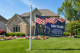 KARAVA 250th Anniversary design remains fade-resistant for year-round patriotic decor.