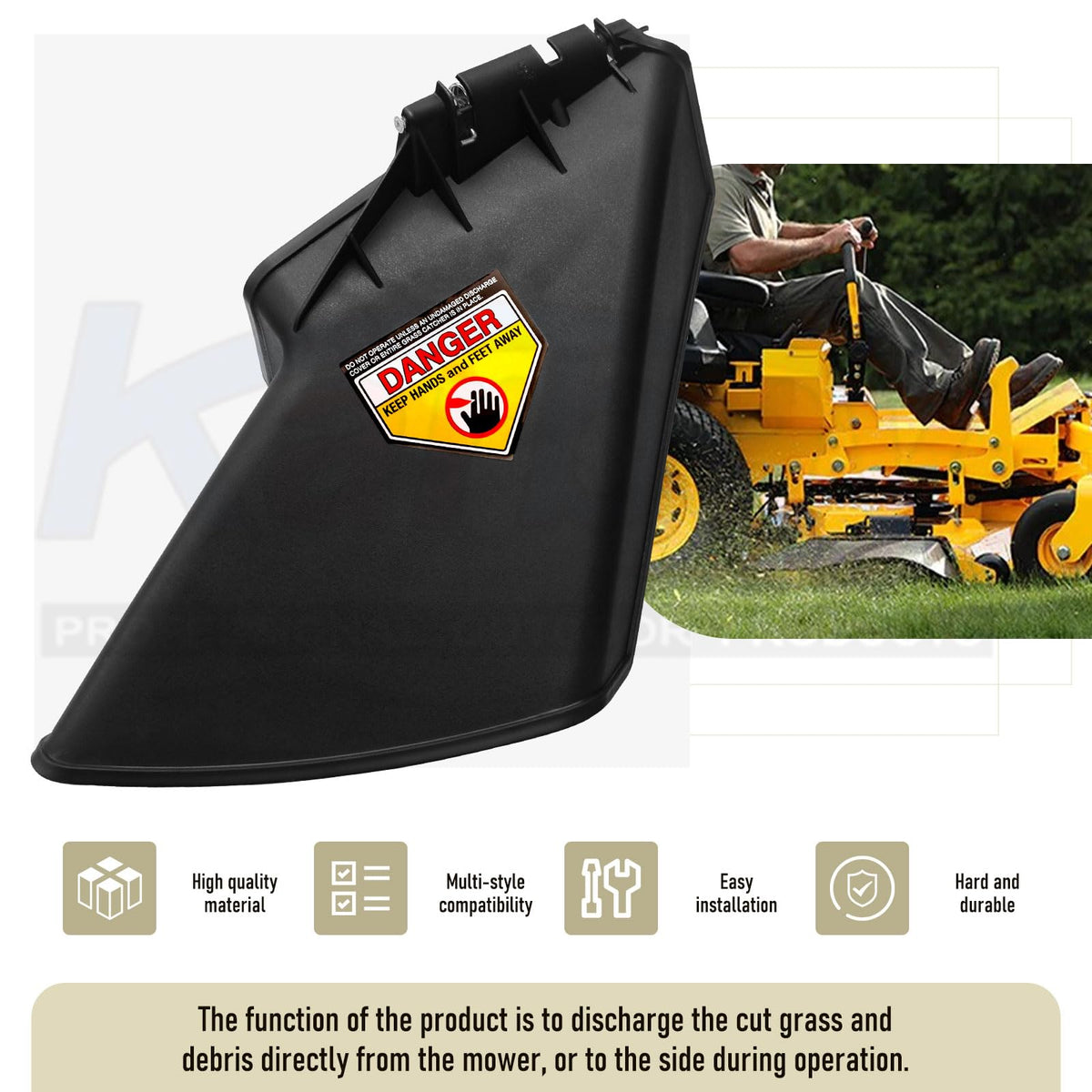 Karbay 631-05229 deck chute assembly product number