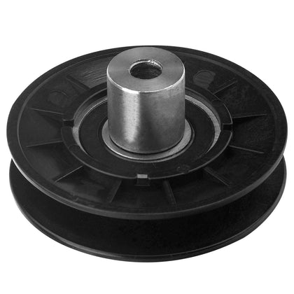 Karbay AM121968 idler pulley face close-up for smooth belt tracking
