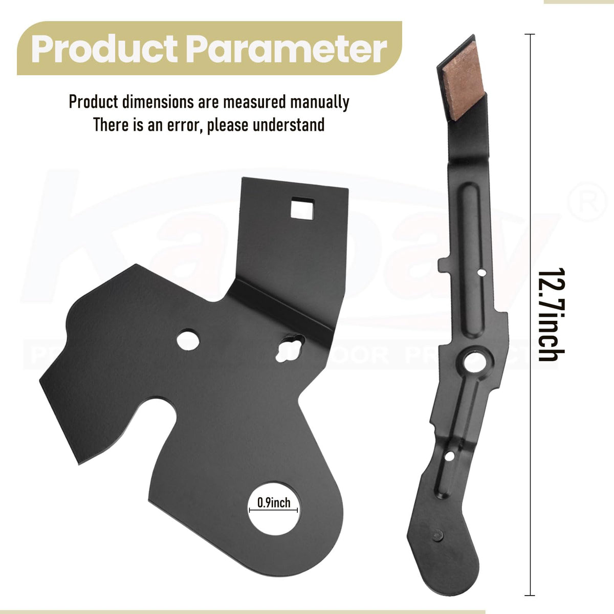 Karbay brake arm assembly ready for smooth blade engagement.