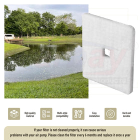 Karbay cotton filter pack of eight for easy spares.