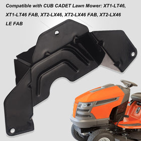 Karbay belt cover installed on Cub Cadet XT2-LX46 for proper belt alignment