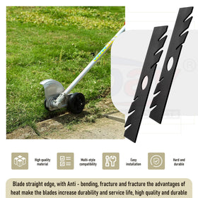 Karbay edger blade in use with Ryobi for efficient edging tasks
