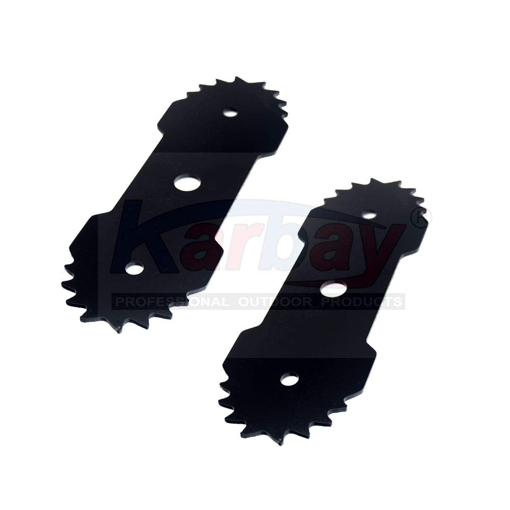 Karbay durable edger blades ready for routine lawn maintenance.