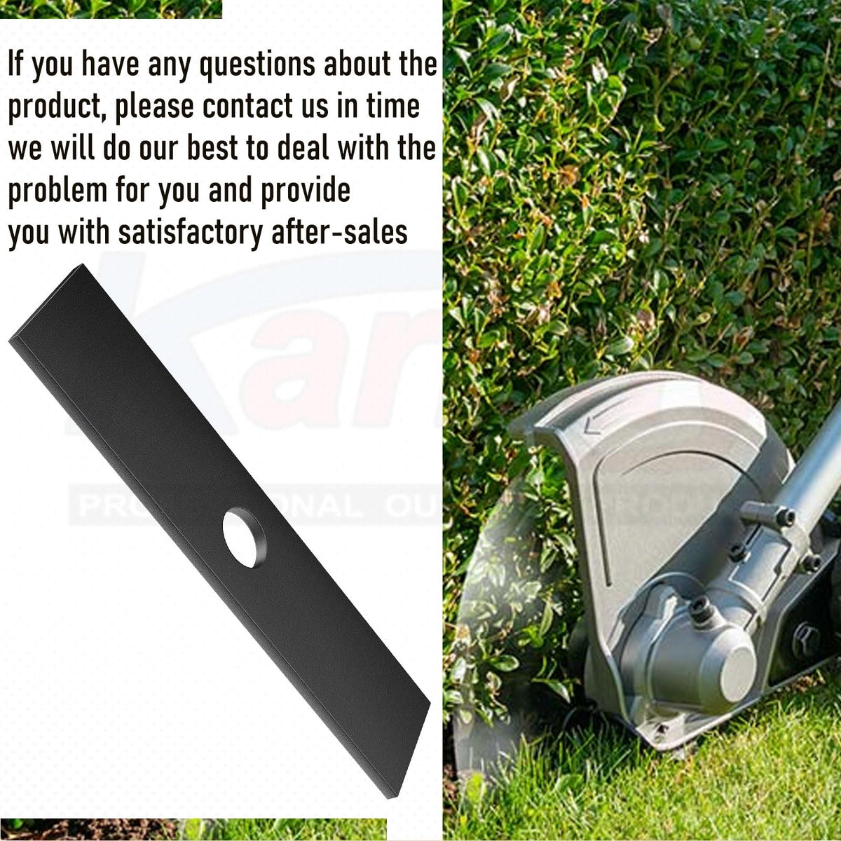 Karbay easy-installation blades simplify blade changes.