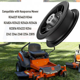 Karbay flat idler pulley compatible Husqvarna series coverage enables broad applicability.