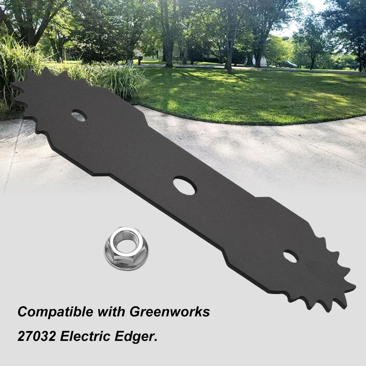 Karbay center screws included for secure installation on Greenworks 27032 edger.