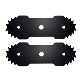Karbay heat-treated blades shown with polished edges for crisp cuts.