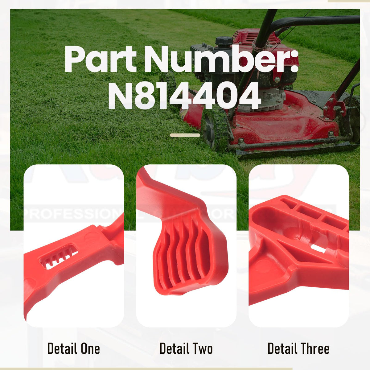 Karbay N814404 lever in use on Craftsman mower for smooth operation.