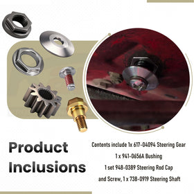 Karbay steering cap and screw set for secure assembly