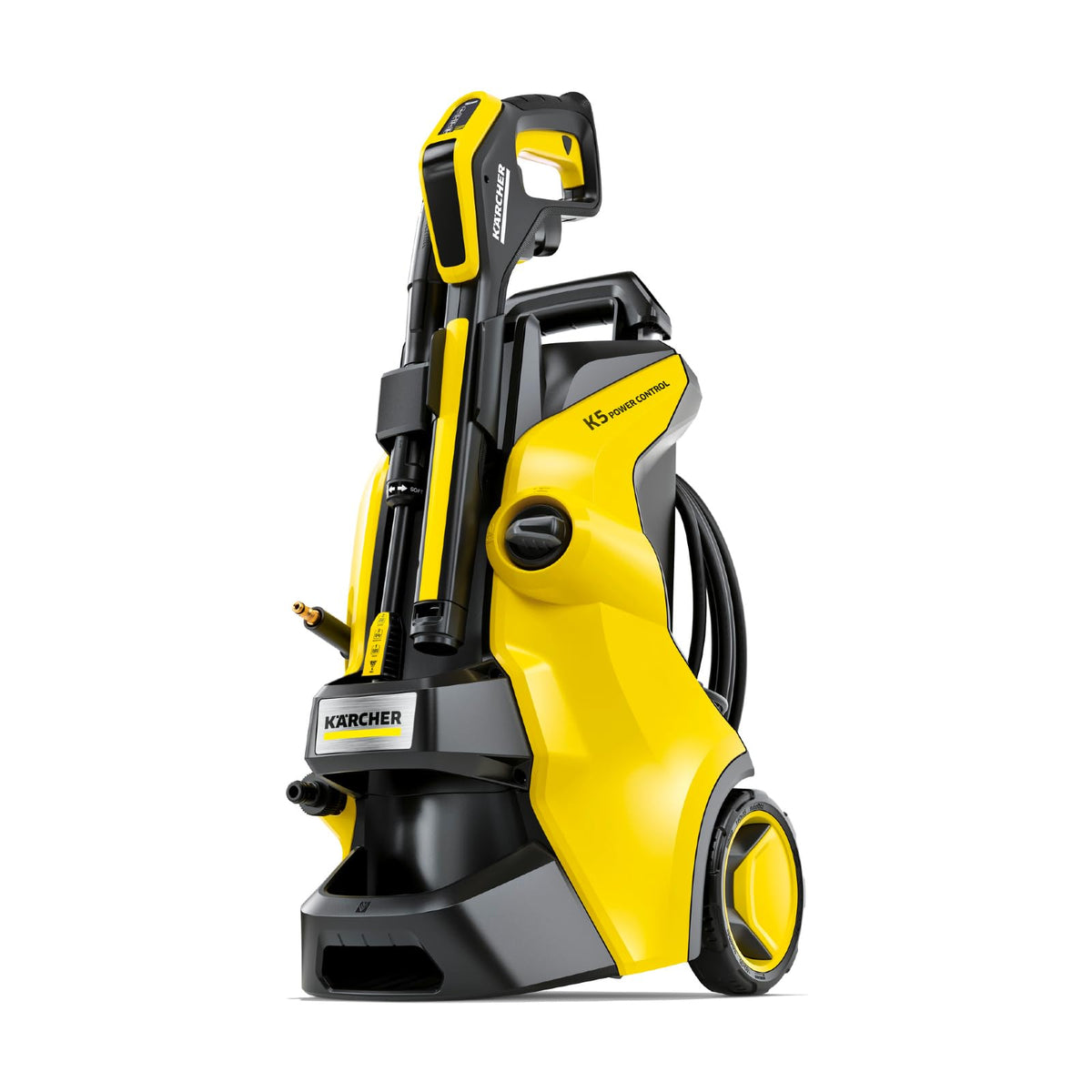 Karcher K5 power control wand with adjustable pressure for precise cleaning.