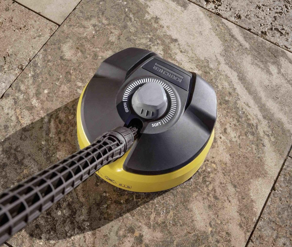 Kärcher T 5 T-Racer includes a 32-inch extension wand for hard-to-reach areas.