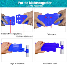 Kardeep pool skimmer arm time-saving benefits during cleaning sessions.