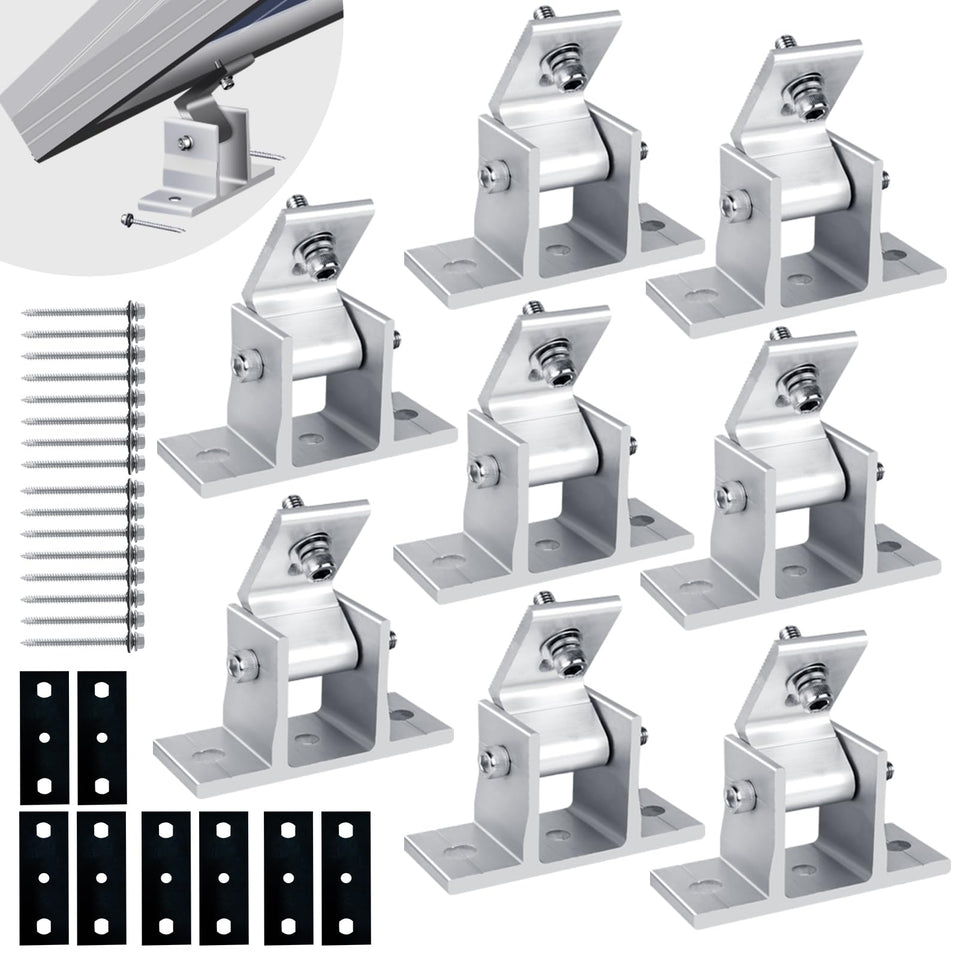 Karidge solar panel bracket side view showing sturdy support for diverse installations