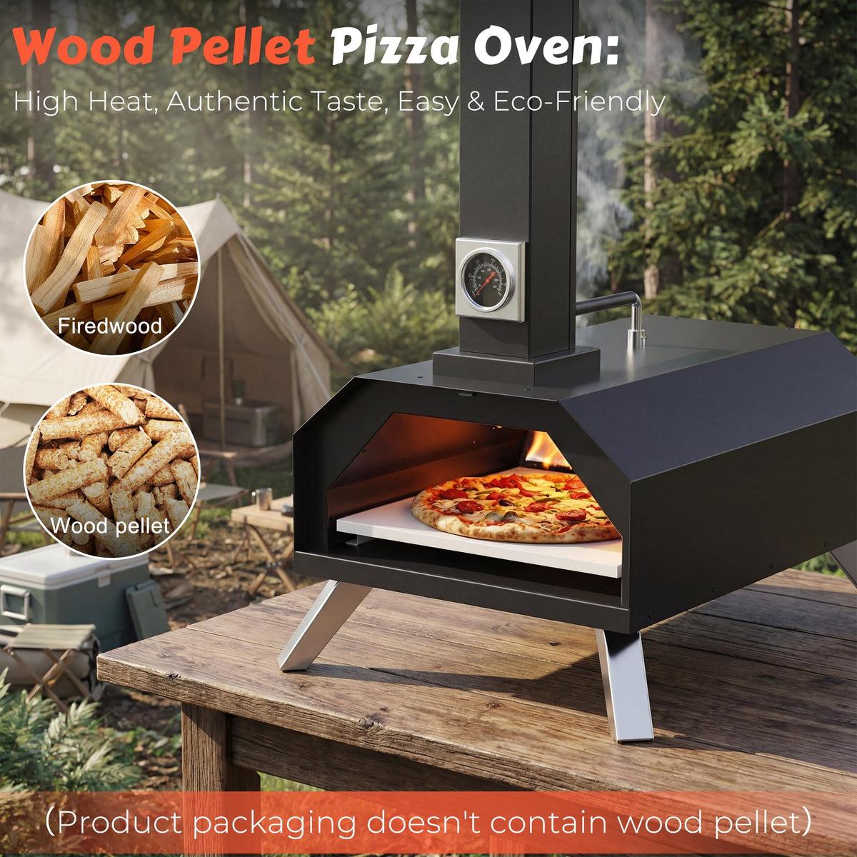 Karienvir pizza oven interior with stone for crisp, even crusts