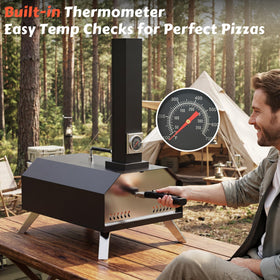 Karienvir pizza oven stainless steel body built for durability outdoors