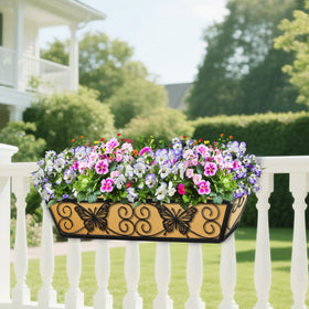 Karlliu black outdoor decor adds sleek style to gardens and patios while supporting plants