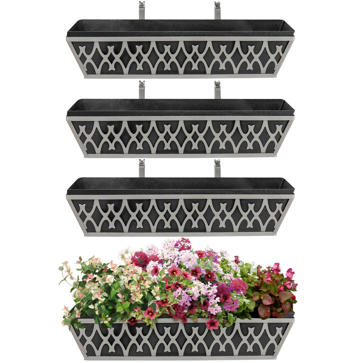 Karlliu easy maintenance floral display designed for year round use.